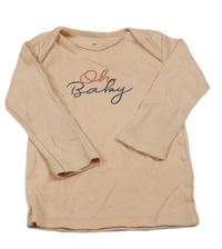 Ružové tričko s nápisom