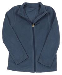 Tmavomodrá fleecová prepínaci mikina TCM