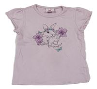 Lila tričko s králikom Topolino