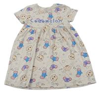 Béžovo-farebné šaty s Cocomelon George