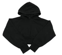 Čierna crop mikina s kapucňou zn. Matalan