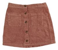 Staroružová menšestrová sukňa s vreckami Next