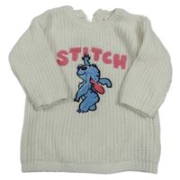 Bílý svetr se Stitchem Primark