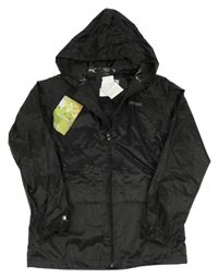 Nové - Černá šusťáková nepromokavá bunda s kapucí Regatta