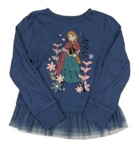 Tmavomodrá tunika s Annou a tylem George