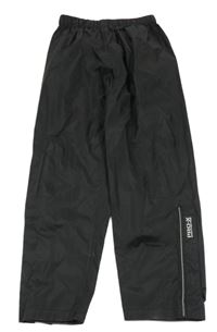 Čierne šušťákové vodědolné nohavice