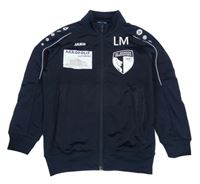 Tmavomodrá športová prepínaci mikina s nápisom jako