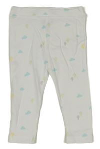 Biele legíny s obrázkami dunnes