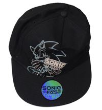 Černá kšiltovka se Sonicem 