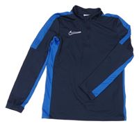 Tmavomodrá sportovní funkční mikina s logem Nike