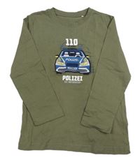 Khaki triko s policií Topolino