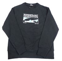 Čierna mikina so skateboardom Zara