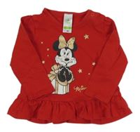 Nové - Červené tričko s Minnie C&A