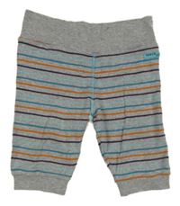 Sivo-farebné pruhované tepláky Topolino