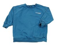 Modrá mikina s nápisom Next