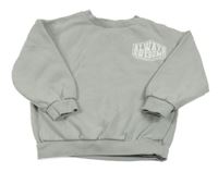 Svetlosivá mikina s nápismi F&F