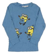Modré tričko s Mimoni H&M