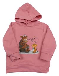 Růžová mikina s kapucí - The Gruffalo 