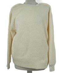 Dámská smetanová huňatá mikina M&S