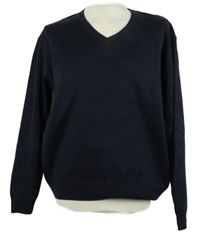 Pánský tmavomodrý svetr 