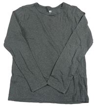 Tmavosivé tričko H&M