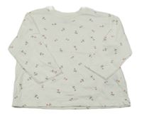 Bílé květinové triko Next