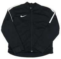 Černá propínací sportovní mikina s logem Nike