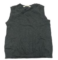 Tmavosivá pletená vesta H&M