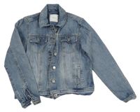 Modrá rifľová bunda Next