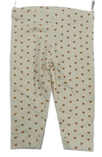 Smotanové legíny so srdiečkami C&A