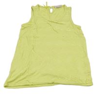 Žlutý top s flitry JCB