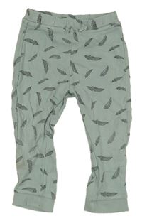 Svetlomodré tepláky s pírky H&M