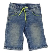 Modré riflové kraťasy 