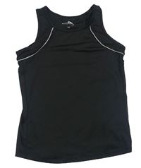 Čierny športový top