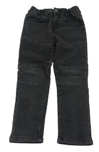 Černošedé skinny rifle s žebrováním Kiki&Koko