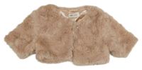 Světlerůžové chlupaté podšité bolérko H&M