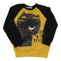 Čierno-okrová mikina s Batmanem