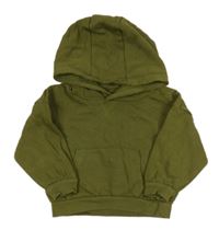 Khaki mikina s kapucňou Primark