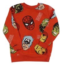 Červená mikina s Marvel Primark