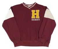 Vínovo-béžová mikina s písmenem - Harry Potter H&M