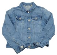 Modrá rifľová bunda Alive