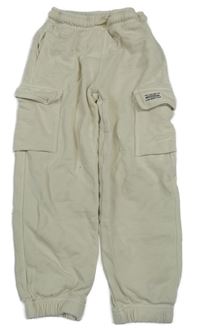 Smetanové cargo tepláky Zara