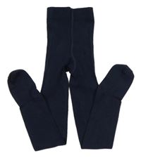 Tmavomodré punčocháče 