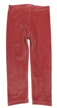 Ružové zamatové legíny So Cute