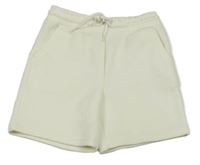 Smetanové vzorované teplákové kraťasy Primark