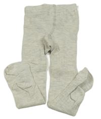 Sivé melírované pančuchy