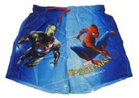 Modro-tmavomodré plážové kraťasy so Spider-manem H&M