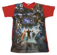 Červeno-šedé tričko se Star Wars vel. 176