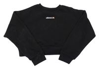 Černá oversize crop mikina Ellesse