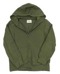 Khaki prepínaci mikina s kapucňou C&A
